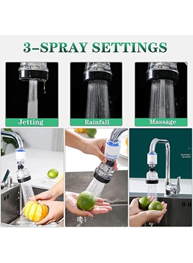 KASTWAVE High Pressure Faucet Water Filter Adjustable 360 Rotate Tap Head Purifier Sprayer Switch 3 Modes Anti Splash Booster Water Saver For Home Kitchen Sink - Image 4