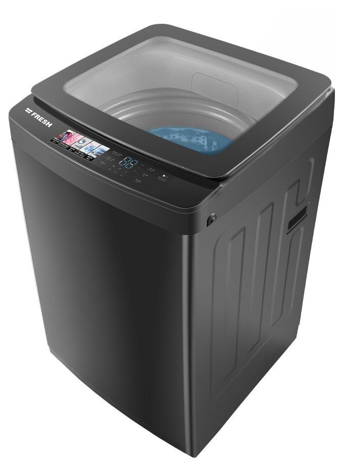Fresh 7 kg Top Load Washing Machine - Silver, Hydraulic Door, AI Powered - Image 1