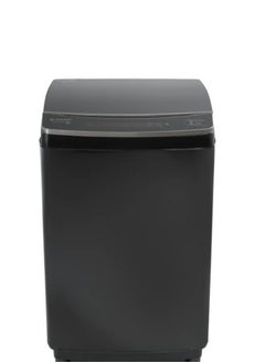 White Point White Point washing machine, top automatic, 13 kg, shabah, digital touch graphic screen - diamond drum drum - hydraulic glass door - anti-rust galvanized sheet body in dark silver color  - Image 1