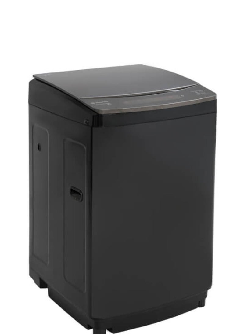 White Point White Point washing machine, top automatic, 13 kg, shabah, digital touch graphic screen - diamond drum drum - hydraulic glass door - anti-rust galvanized sheet body in dark silver color  - Image 2
