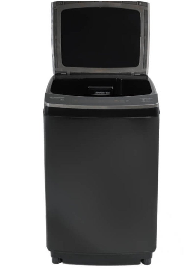 White Point White Point washing machine, top automatic, 13 kg, shabah, digital touch graphic screen - diamond drum drum - hydraulic glass door - anti-rust galvanized sheet body in dark silver color  - Image 3