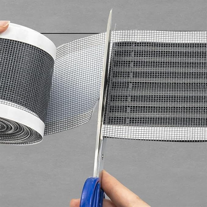 S India MART Roll Kitchen Sink Strainer Disposable Hair Catcher Shower Drain Mesh Stickers Cuttable PVC Mesh DIY Shower Drain Cover Hair Catcher for Any Length 14 Feet Hair Stopper Pack of 2 - Image 1