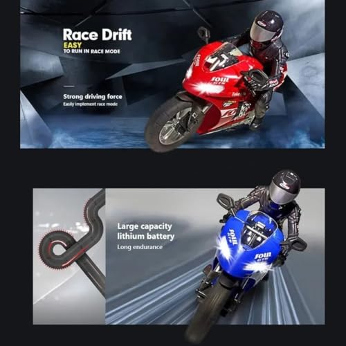 Samtop Remote Control Stunt Motorcycle – 20km/h High-Speed Drift & Rotation, Off-Road One-Wheel RC Bike – Electric Toy Gift for Kids & Adults - Image 3