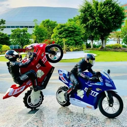 Samtop Remote Control Stunt Motorcycle – 20km/h High-Speed Drift & Rotation, Off-Road One-Wheel RC Bike – Electric Toy Gift for Kids & Adults - Image 2