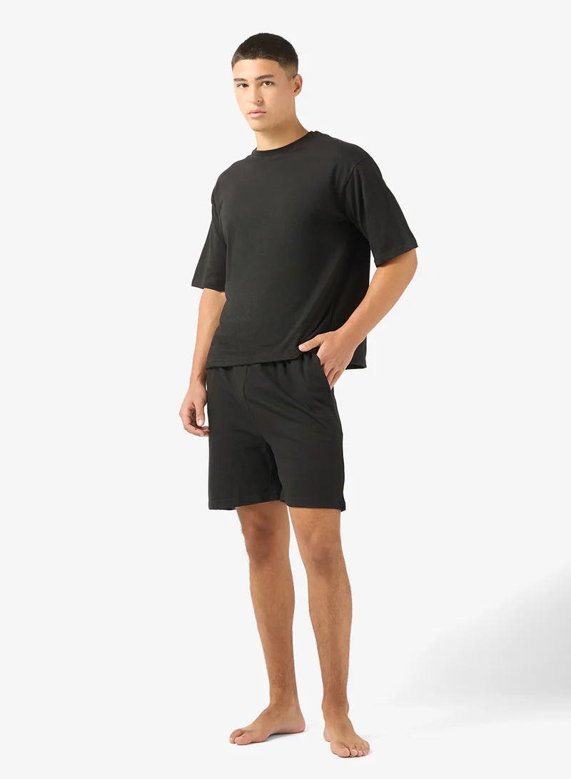 Seventy Five  Nightwear T-Shirt & Shorts Set for Men | Best Price UAE