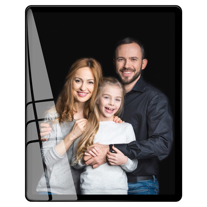 Bluesun 11x14 Picture Frame Black Real Glass Frame can be Horizontal and Vertical Matted for Wall and Tabletop Decor