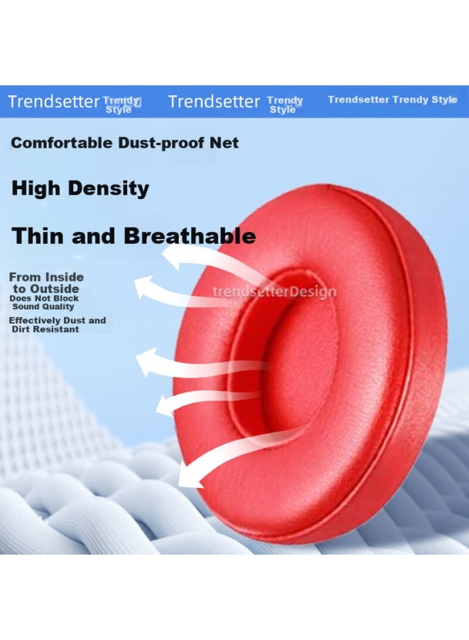 Trendsetter Replacement Ear Pads Cushions For Beats Solo3/solo2 Headphones - Compatible With Beats Solo Wireless Bluetooth Earphone Leather Earpads Sponge Covers - Image 3