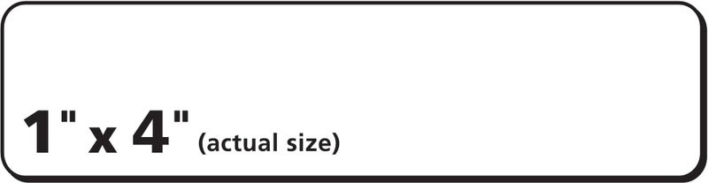 PRES-a-ply Laser Labels, 1 x 4 Inch, White, 2000 Count (30601) - Image 4