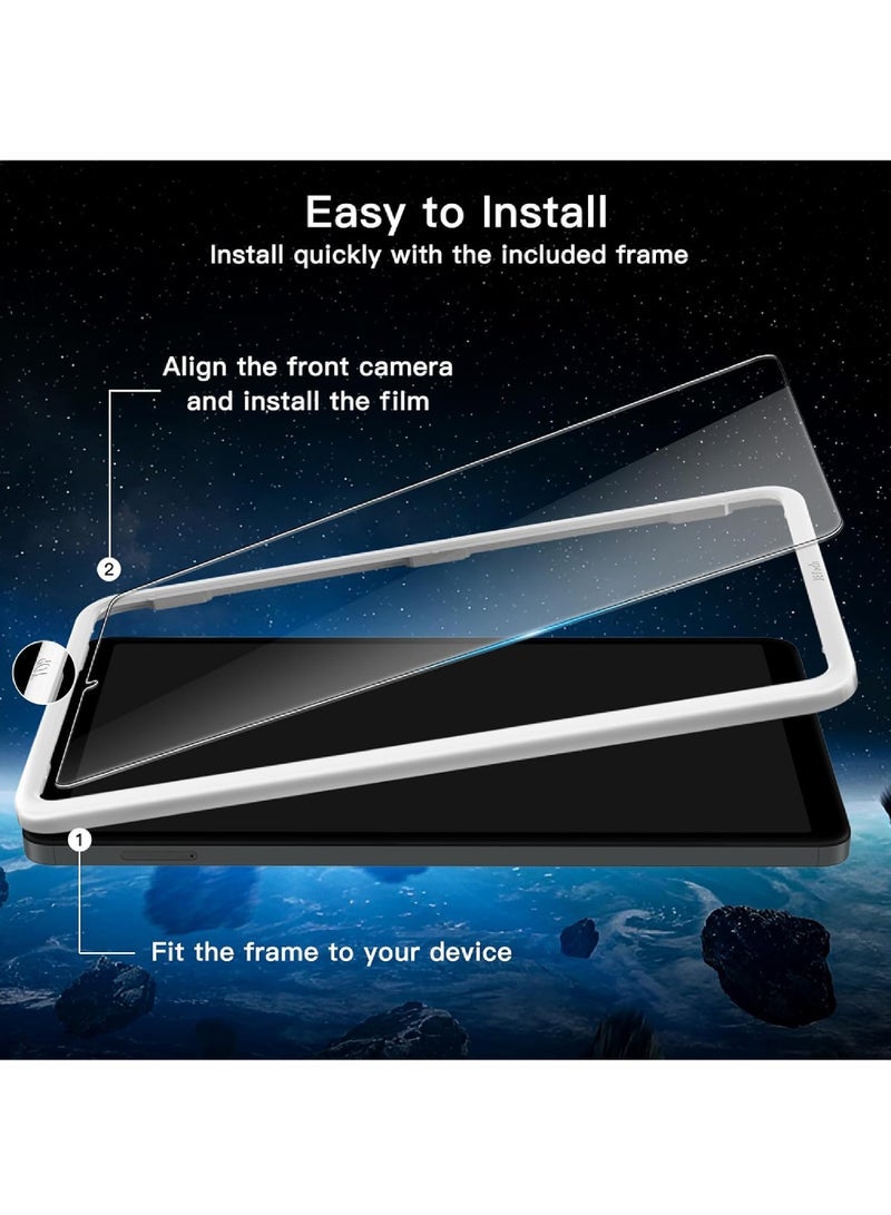Protector for Samsung Galaxy Tab A9 8.7-Inch 2023 with Easy Installation Frame Tempered Glass Film HD Clear 1-Pack - Image 3