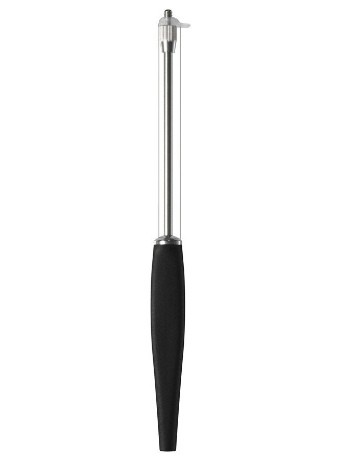 OSTI Linden Sweden Osti Cheese Cutter - Double Stainless Steel Wire Design to Cut Thick or Thin Slices - Cheese Slicer with ABS Handle - 9¼” Length - Black - Image 1