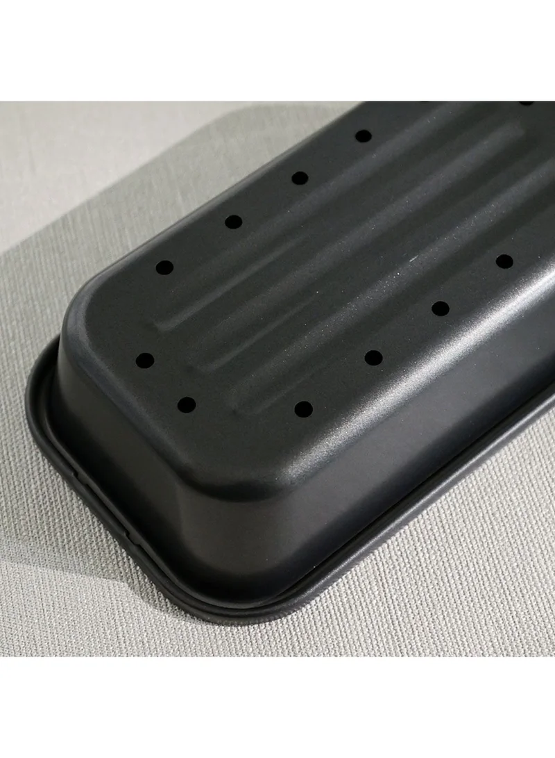 DANUBE HOME Bake Me Happy Loaf Pan Set With Silicone Handle Carbon Steel 0.8Mm 29.5X16.2X6.5Cm