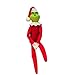YCNASSS Christmas Elf Plush Doll Red and Green Elves for Home Decoration Xmas Ornaments Tabletop Home Office Decor Fun Toys Gifts and Christmas Decorations red - Image 2