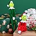 YCNASSS Christmas Elf Plush Doll Red and Green Elves for Home Decoration Xmas Ornaments Tabletop Home Office Decor Fun Toys Gifts and Christmas Decorations red - Image 4