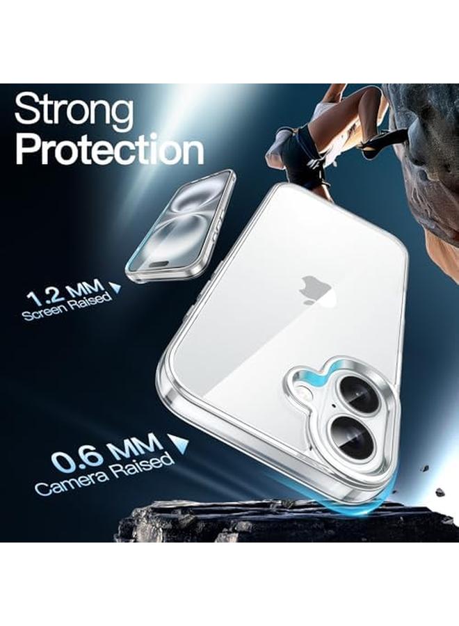 Jetech Case For Iphone 16 Plus 6.7 Inch Non Yellowing Shockproof Phone Bumper Cover Anti Scratch Clear Back Clear - Image 4
