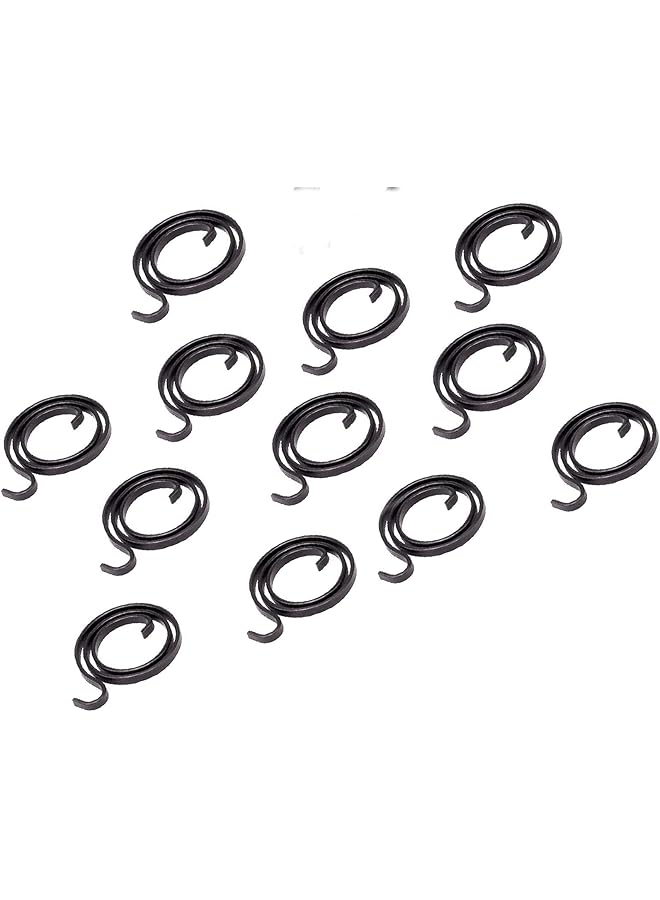 promass 12x Turning Lever Door Handles - 2.5 Turns Coil for Left, Right Handed 3mm Thick - Image 1