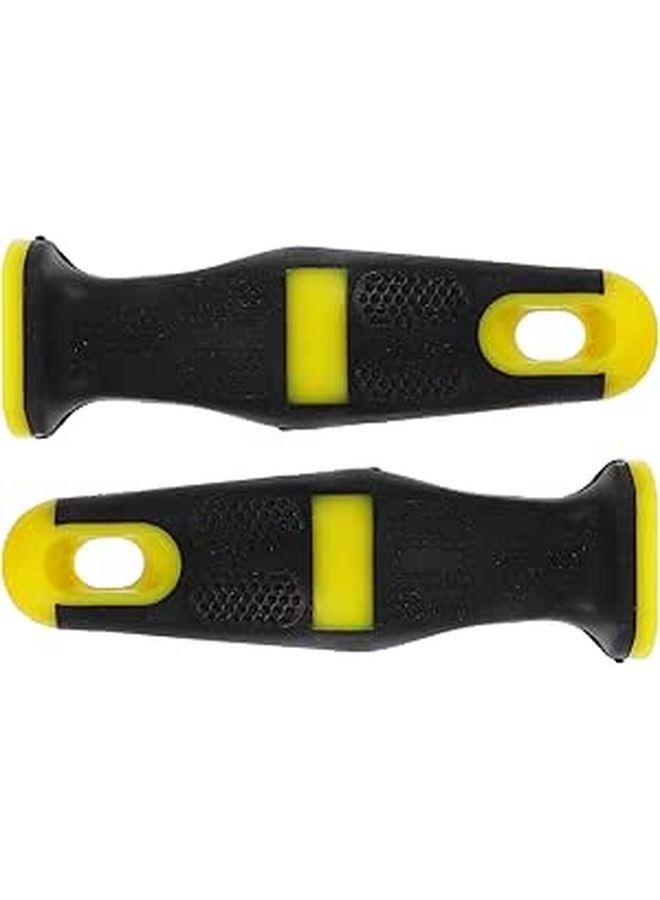 2Pcs Plastic Non Slip File Tool Handle Replacement with Ergonomic Grip for Craft Making - Image 1