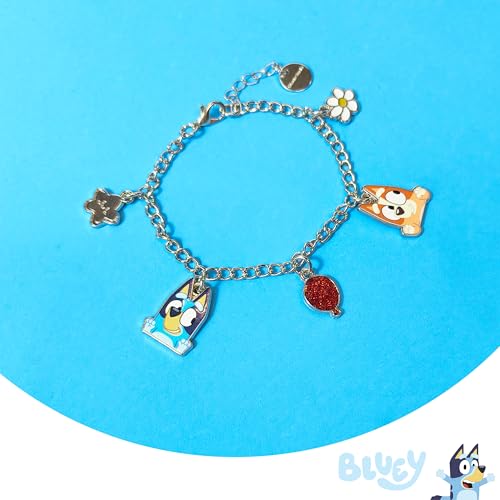 LUV HER Bluey 7" Bracelet with Metal Charms - Bluey & Bingo - Ages 3+ - Image 4