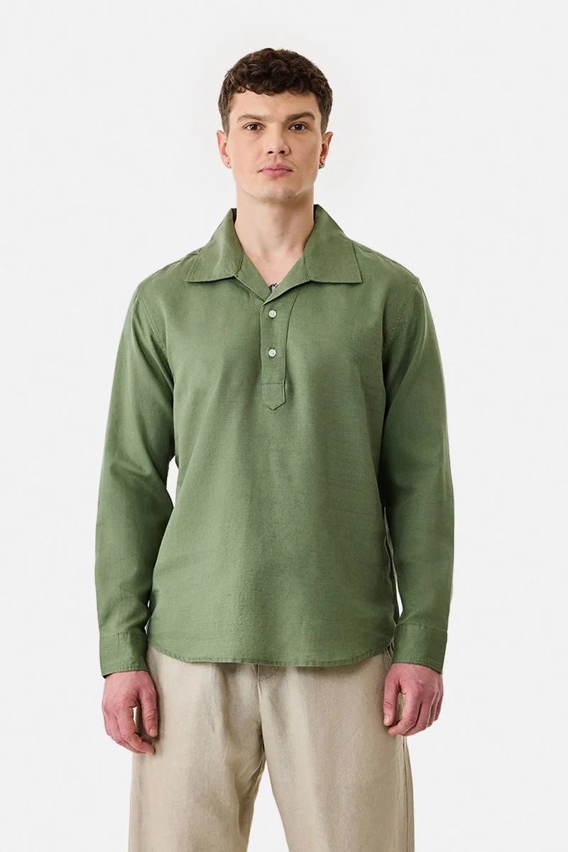 سنيتش قميص لينن بوب أوفر