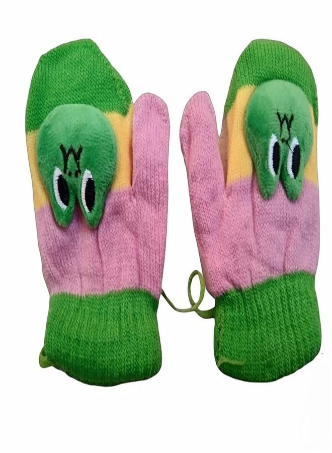 Gilli Shopee Baby Boy & Baby Girl Winter Warm Woolen Hand Gloves/Mittens For Babies 0-12 Months Multi Pack of 3 - Image 5
