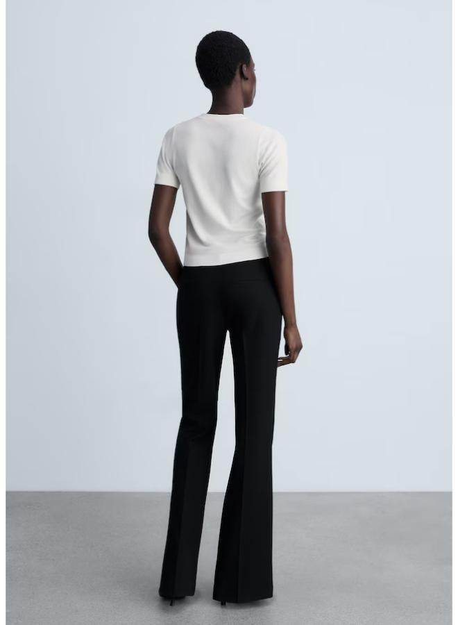 MANGO Short-Sleeved Fine-Knit Sweater  - Image 2