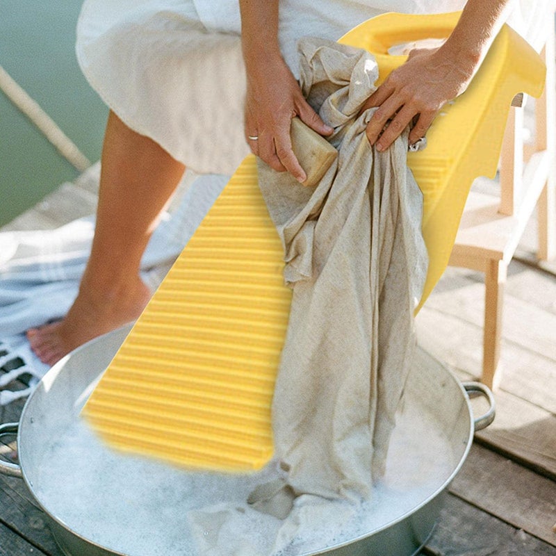 swabs Mini Hand Wash AntiSkid Laundry Water Saving Washboard Scrubbing Pad for Kid Clothes Shirts Hand Towels for Home with Soap Holder - Image 4