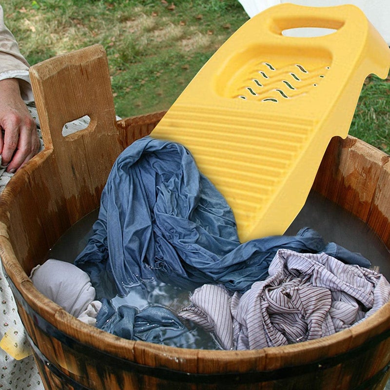 swabs Mini Hand Wash AntiSkid Laundry Water Saving Washboard Scrubbing Pad for Kid Clothes Shirts Hand Towels for Home with Soap Holder - Image 5