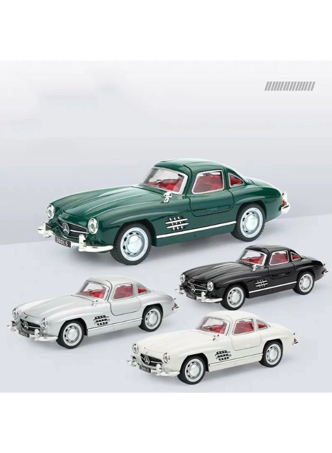 BENZ سيارة مرسيدس بنز 300 SL قابلة للسحب مصنوعة من المعدن مقاس 1:32 متنوعة. W32391 - Image 3
