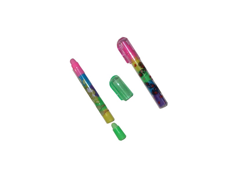 Parteet Birthday Party Return Gifts- Stacking Pen Type Erasers for Kids (Pen Style Erasers 12Pc) - Image 5