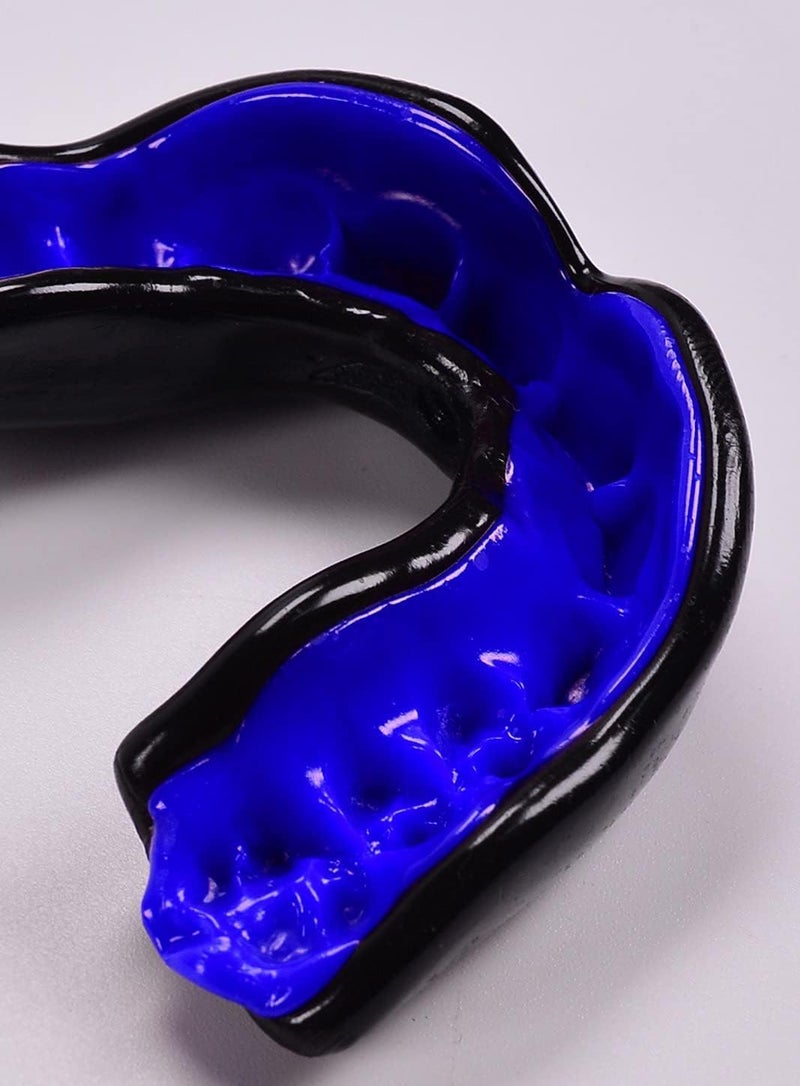 DRANGE (عبوة من 2) واقيات الفم/درع اللثة للكرة القدم، الملاكمة، MMA، التايكوندو، فنون القتال، الجودو، الكاراتيه، الهوكي، موياي تاي وجميع الرياضات القتالية - أسود - Image 5