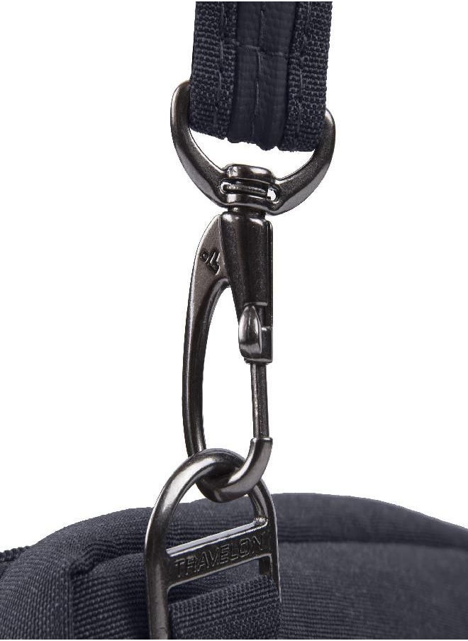 Travelon Travelon Anti-Theft Metro Convertible Sm. Cross Body Bag, Navy Heather, One Size  - Image 5