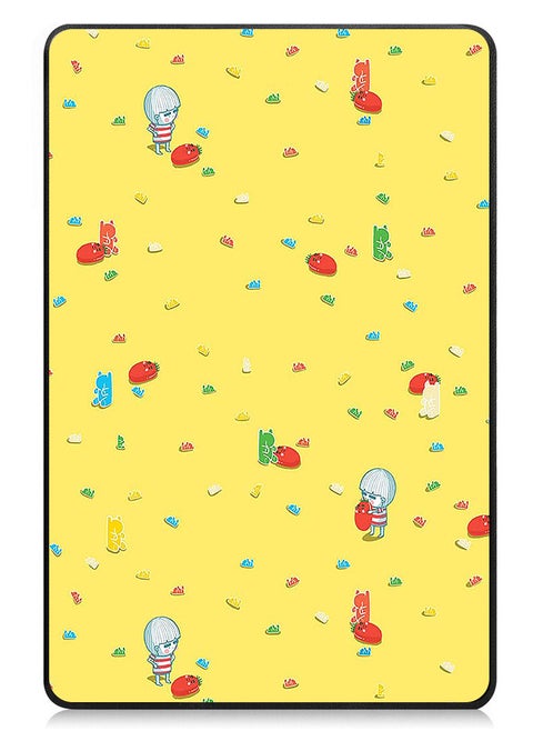 Protective Flip Case For Samsung Galaxy Tab A9 With Trifold Stand Auto Wake Sleep Shockproof Cover Gummy Bears Pattern