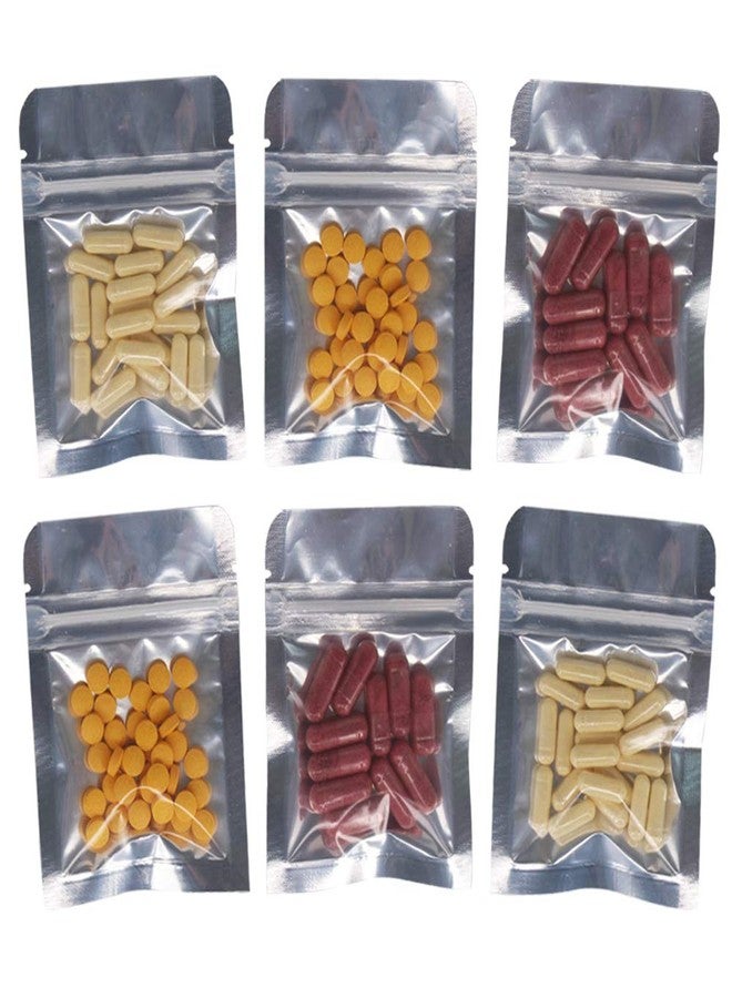 Belinlen 200 Pack 3 x 4 Inch Ziplock Mylar Bags Resealable Clear Silver Bags Reusable Food Storage Aluminum Foil Pouch Bag for Multipurpose 4mil Thickness - Image 5