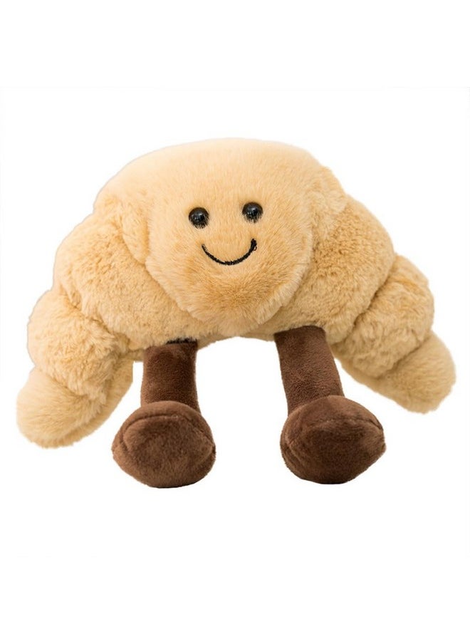 NatureMan - 9" Croissant Plush Toy Cute Croissant Bread Pillow Stuffed Animals Funny Soft Food Plushies Toy (Croissant) - Image 1