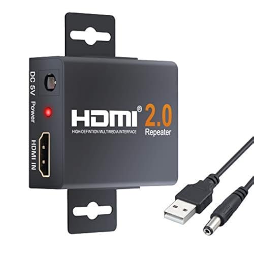 Microware 2160P 3D 4K HDMI Signal Repeater Extender Booster Adapter Over Signal HDTV 60 Meters Lossless Transmission - Image 1