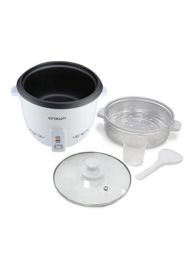 Crownline Steamer Rice Cooker 2.8 L 700 W RC-170 White/Black/Silver - Image 3