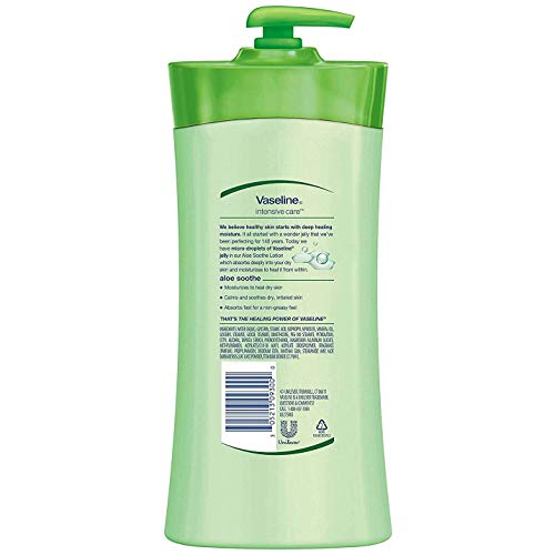 Vaseline Intensive Care Aloe Soothe Lotion 20.3 Oz (pack of 2) - Image 2
