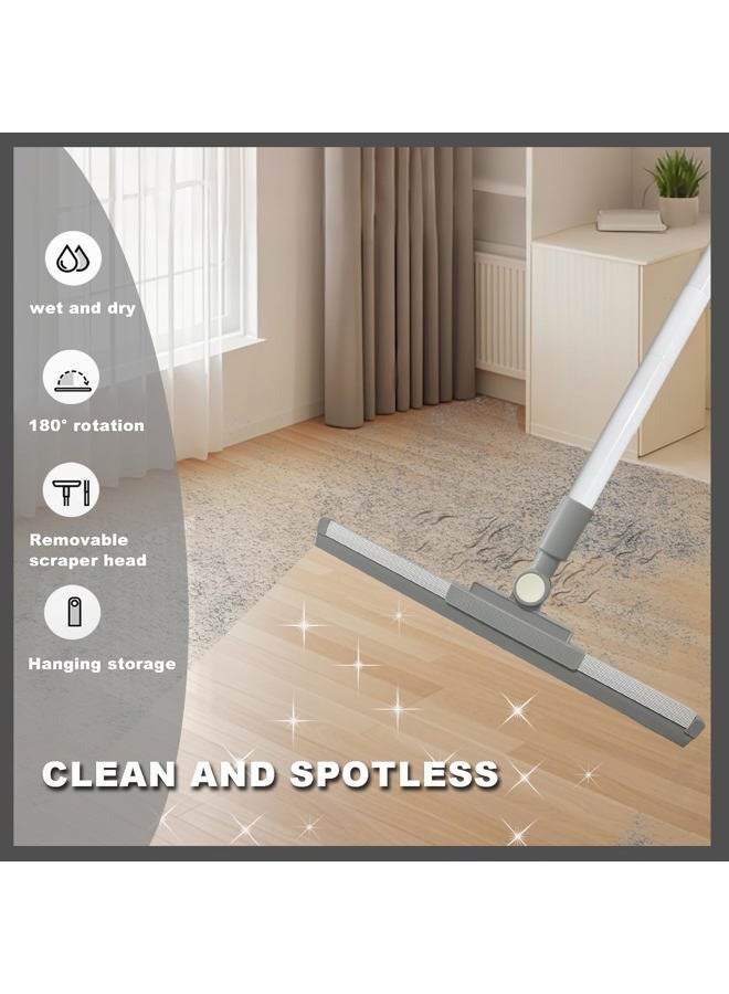 BSMstone Squeegee Broom for Floor Shower Squeegee with Long Handle Rubber Wiper for Bathroom Tile Shower Glass Car Window Deck Patio Cleaning - Image 4