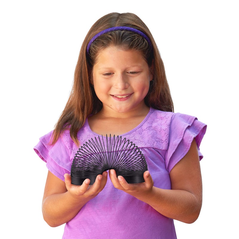Slinky Collectorâ€™s Slinky The Original Walking Spring Toy, Black Metal Slinky, Party Favors, Fidget Toys, Kids Toys for Ages 5 Up by Just Play - Image 4