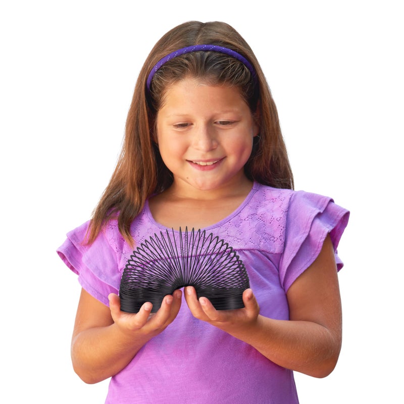 Slinky Collectorâ€™s Slinky The Original Walking Spring Toy, Black Metal Slinky, Party Favors, Fidget Toys, Kids Toys for Ages 5 Up by Just Play - Image 2