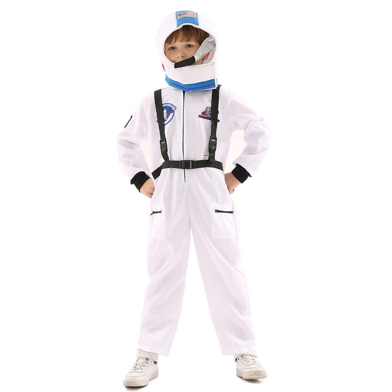 Forever young Forever Young Kids Children's White Astronaut Explorer Space Suit Costume (5-7 years) - Image 1