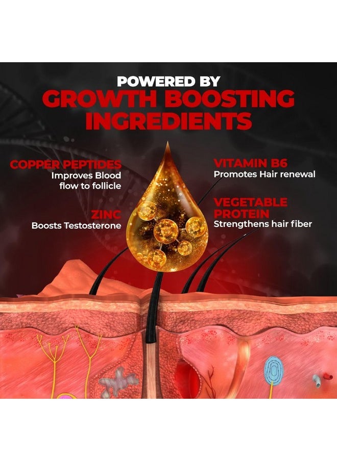 BEARDO - Beard Booster Combo - Beard And Hair Growth Oil - 50 Ml With Beard Activator Advance Derma Roller For Men | Supports Faster Beard Growth And Thicker Looking Beard - Image 1