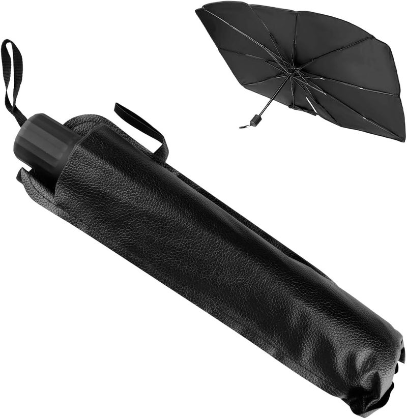Thyonta Sun Protection and Heat Insulation Car Umbrella with Mirror Opening - Image 1