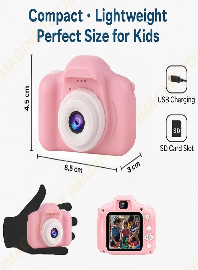 AiTechny Digital Camera for Kids, 1080P FHD Kids Camera with 32GB SD Card, 44MP Point and Shoot Digital Camera with 16X Zoom, Compact Small Vintage Camera Gifts (ai-cam-9) - Image 2
