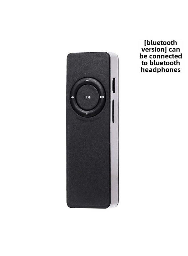 Bluetooth Mp3 Long Bar External Speaker Card Insertion Mp3 Player Ultra-thin Compact Music Portable Audio External Sound-Body Color:[Bluetooth Version] Black-Memory Capacity:Strip Out (bare Metal)  - Image 1