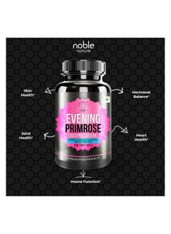 noble nature Evening Primrose Cold Pressed Oil - 120 Soft Gels - Promotes Healthy Skin And Immune Function  - Image 5