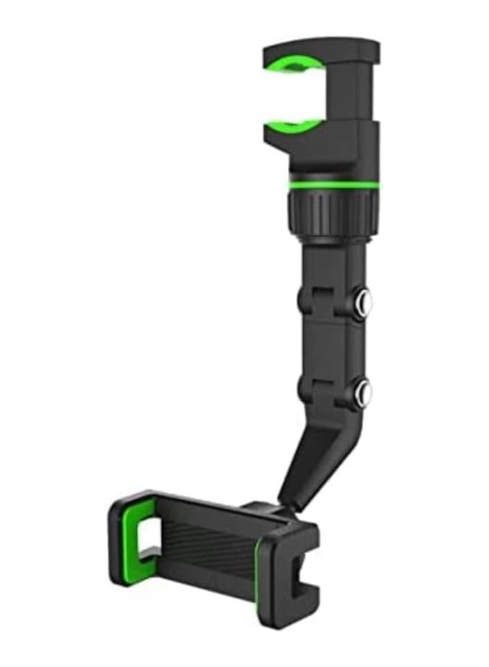 360 Degree Rotating Rearview Mirror Multifunctional Car Phone Holder Gps Navigation Adjustable Support Hanging Clip Bracket Cell for 4.0-6.1 Inch Mobile - Image 1