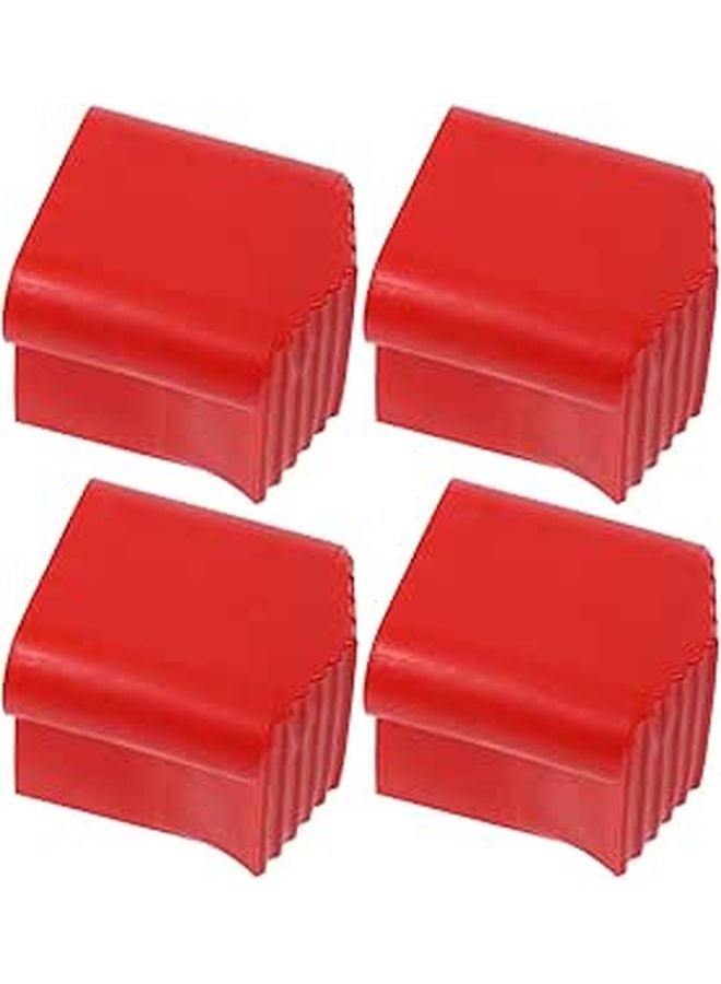 4Pcs Non Slip Ladder Feet Caps Thickened Plastic Protective Covers For Folding Ladder Replacement Pads - Image 1