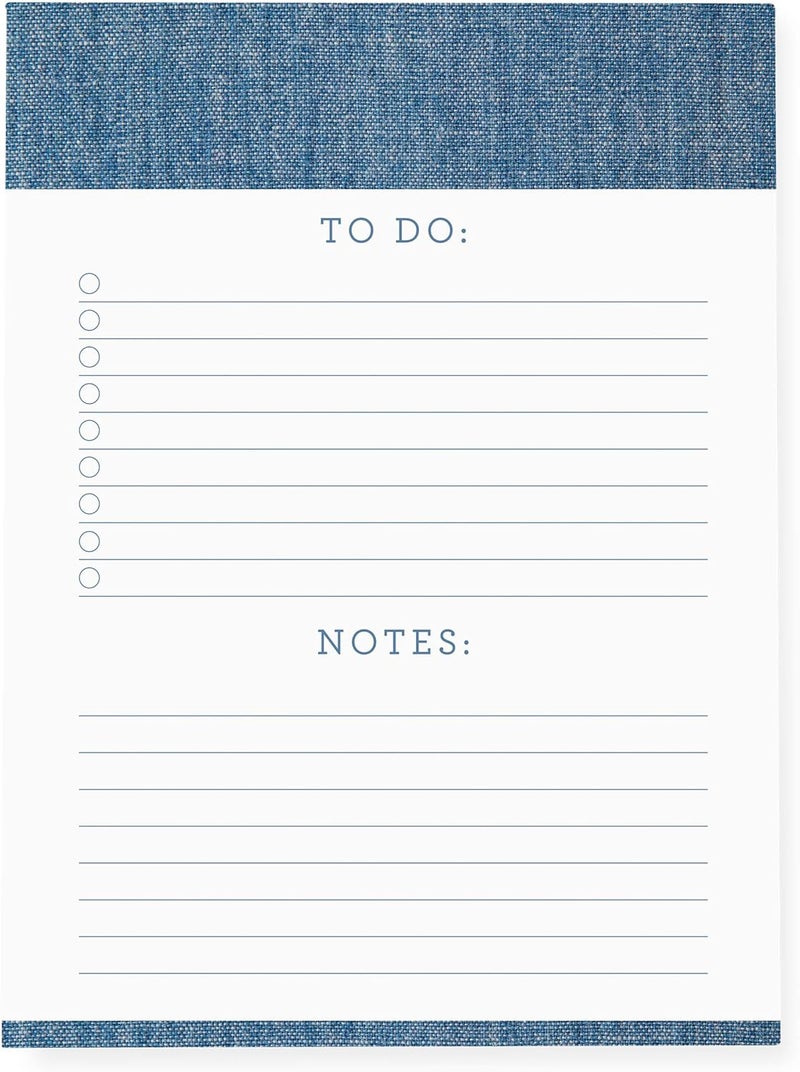 Graphique Large Notepad, Chambray - Notepad with 150 Tear-Off Sheets, 6" x 8" - Perfect for Lists, Notes, and More (LNP162) - Image 1