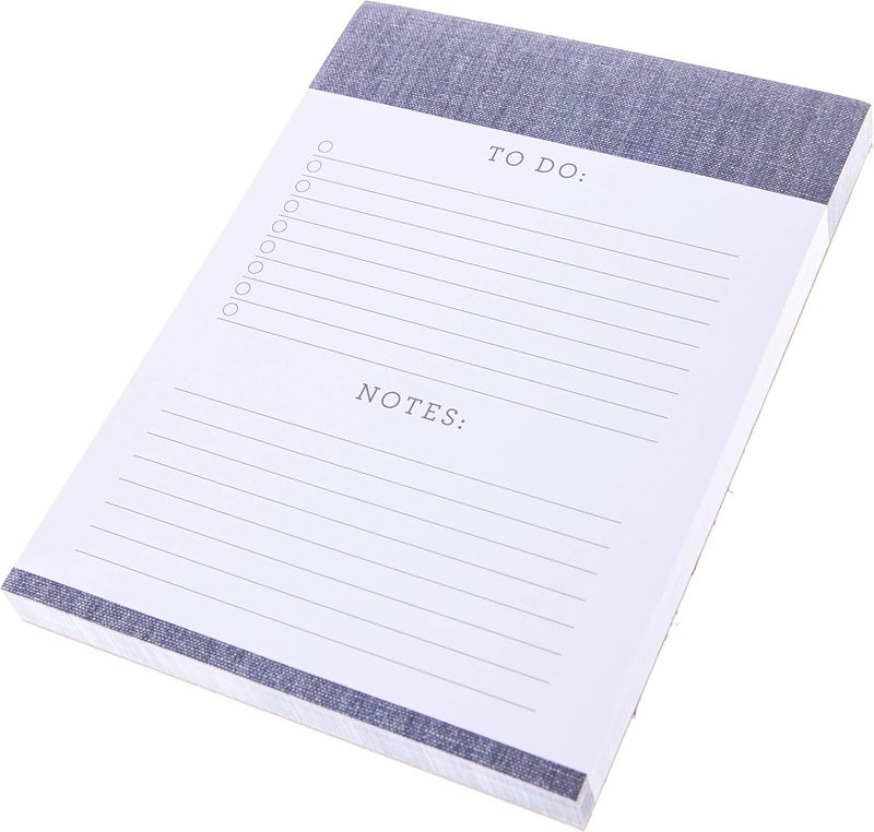 Graphique Large Notepad, Chambray - Notepad with 150 Tear-Off Sheets, 6" x 8" - Perfect for Lists, Notes, and More (LNP162) - Image 2