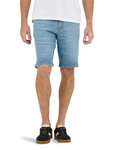 LEE شورت دينيم قصير للرجال من لي، حركة قصوى، خمسة جيوب، تيني، 42 - Image 1